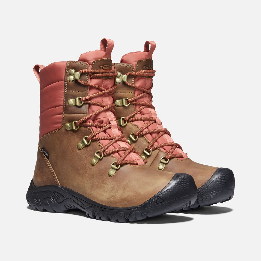 Keen Outdoor Bot Kadın Kahverengi - Greta Waterproof - Türkiye EUMJ30941